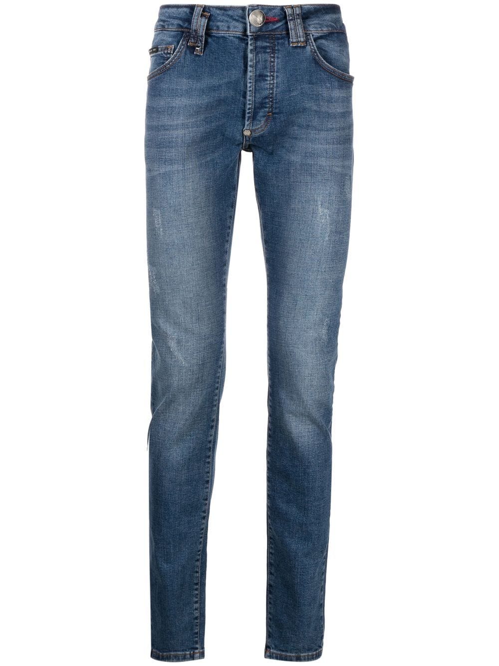 Philipp Plein super straight-cut jeans - Blue von Philipp Plein