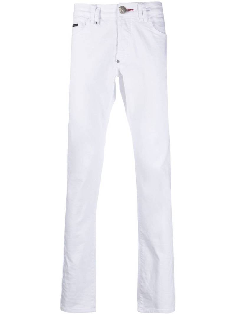 Philipp Plein super straight-cut jeans - White von Philipp Plein