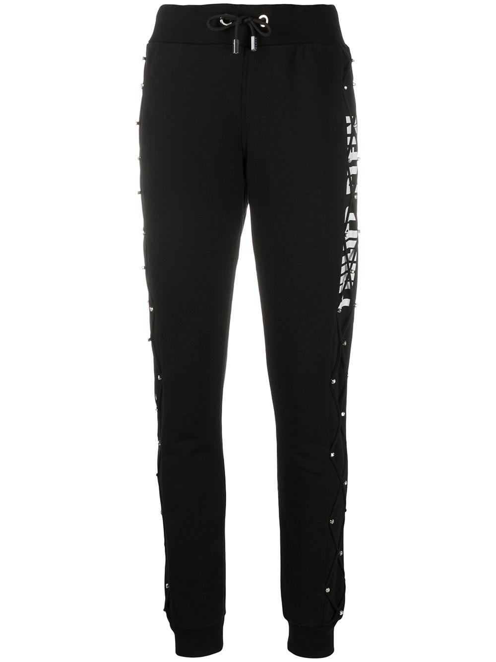 Philipp Plein logo-print track pants - Black von Philipp Plein