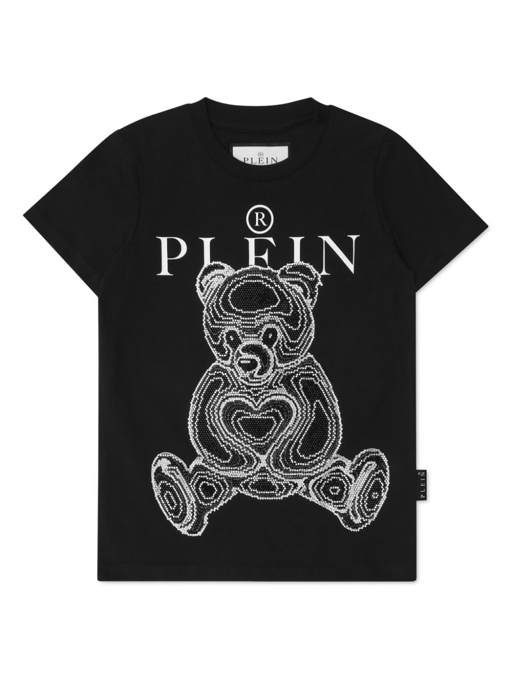 Philipp Plein teddy bear-print cotton T-shirt - Black von Philipp Plein