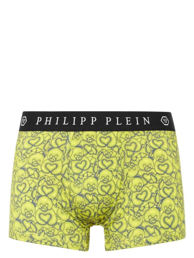Philipp Plein teddy-print boxers - Yellow von Philipp Plein