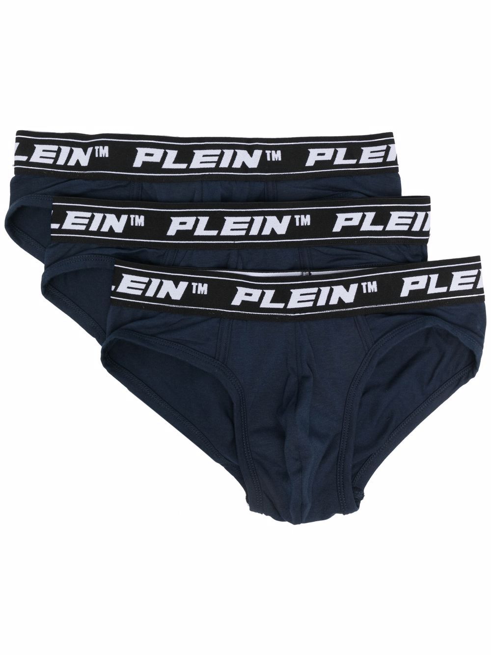 Philipp Plein three-piece logo briefs - Blue von Philipp Plein