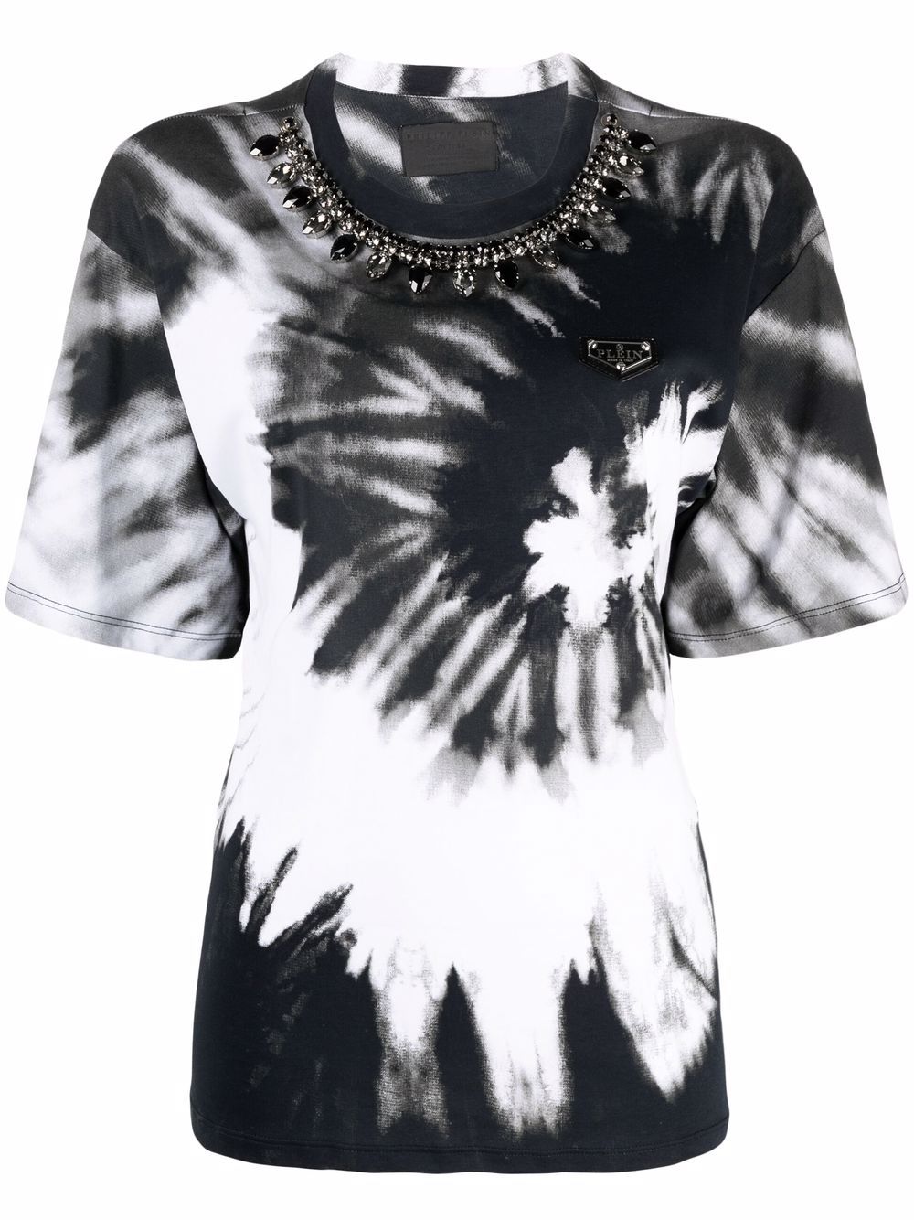 Philipp Plein tie dye-print cotton T-shirt - White von Philipp Plein