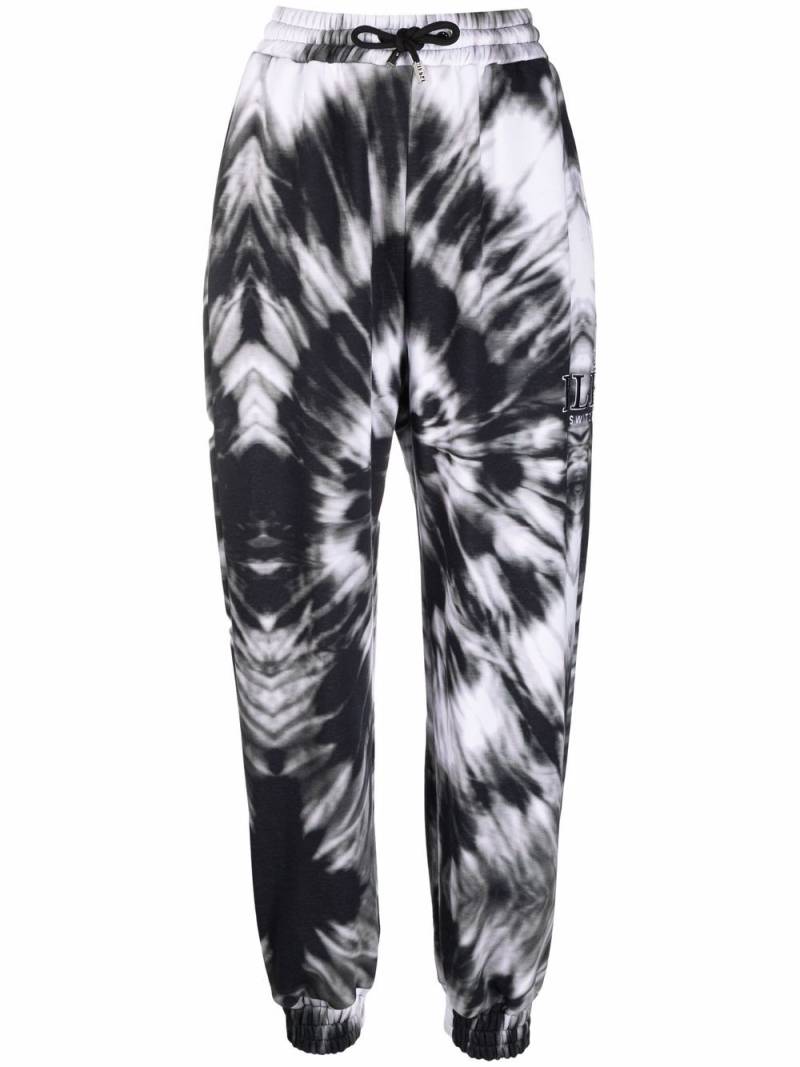 Philipp Plein tie-dye tracksuit bottoms - Black von Philipp Plein