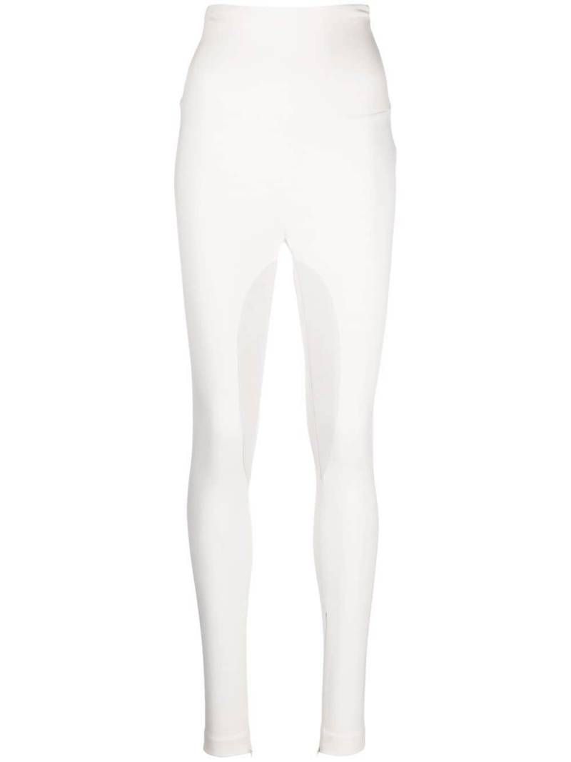 Philipp Plein two-tone high-waisted leggings - White von Philipp Plein