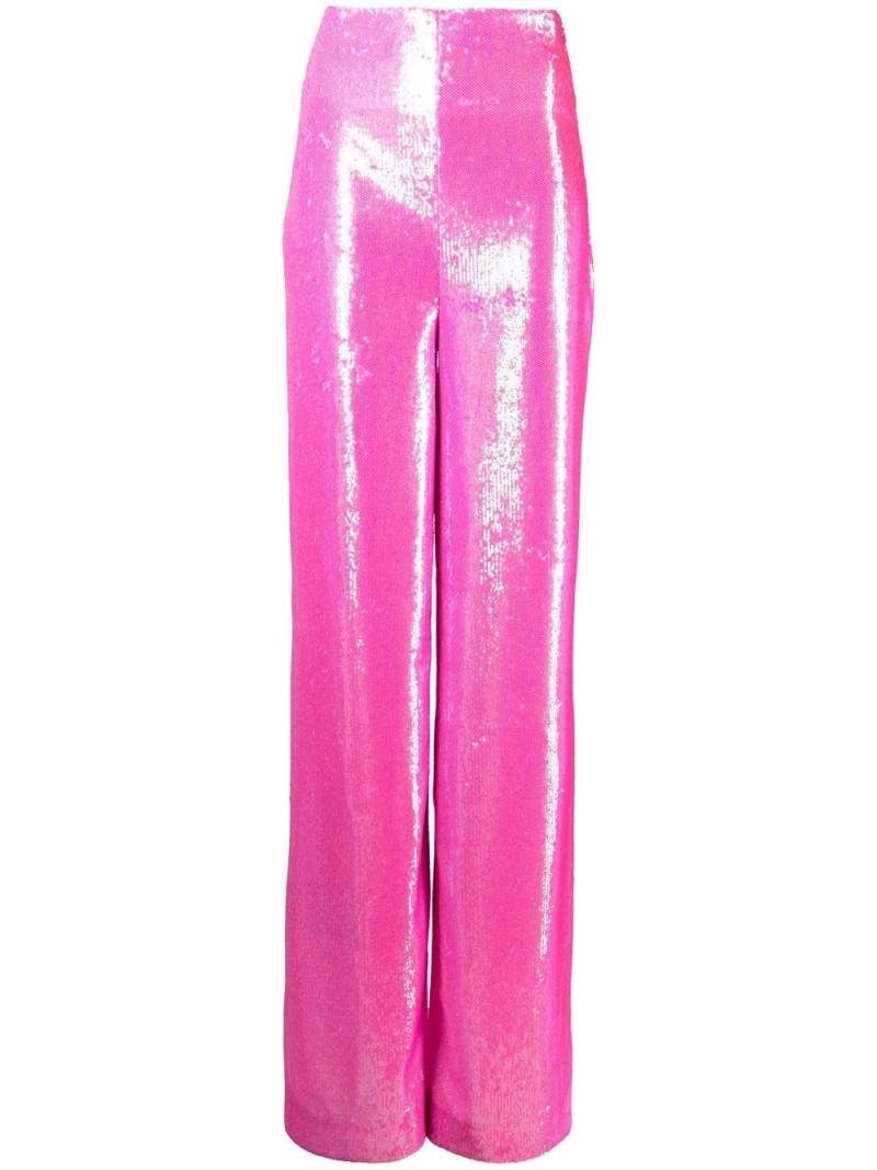 Philipp Plein wide-leg embellished trousers - Pink von Philipp Plein