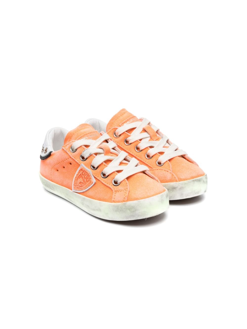 Philippe Model Kids logo-patch low-top sneakers - Orange von Philippe Model Kids