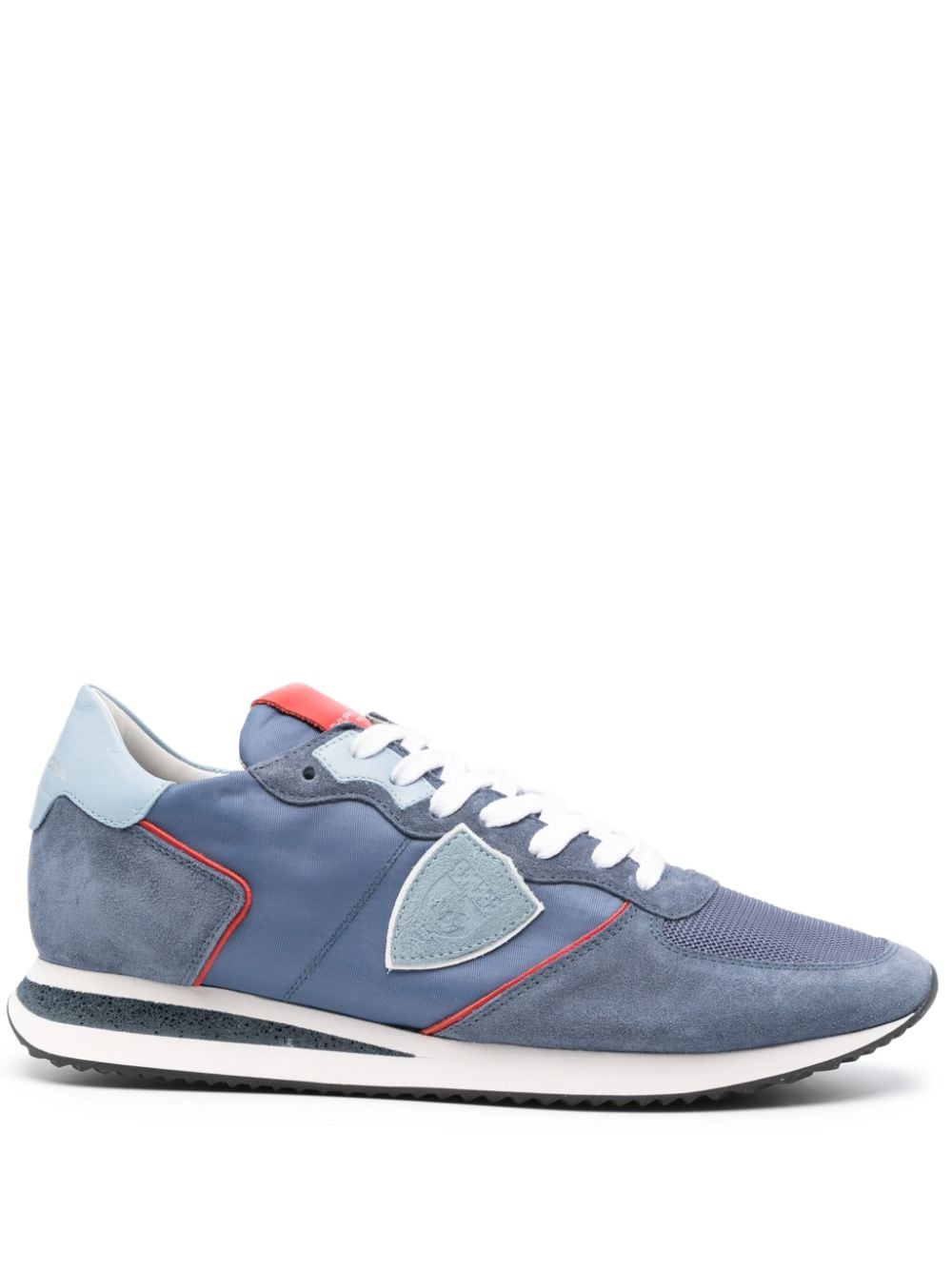 Philippe Model Paris Paris lace-up suede sneakers - Blue von Philippe Model Paris