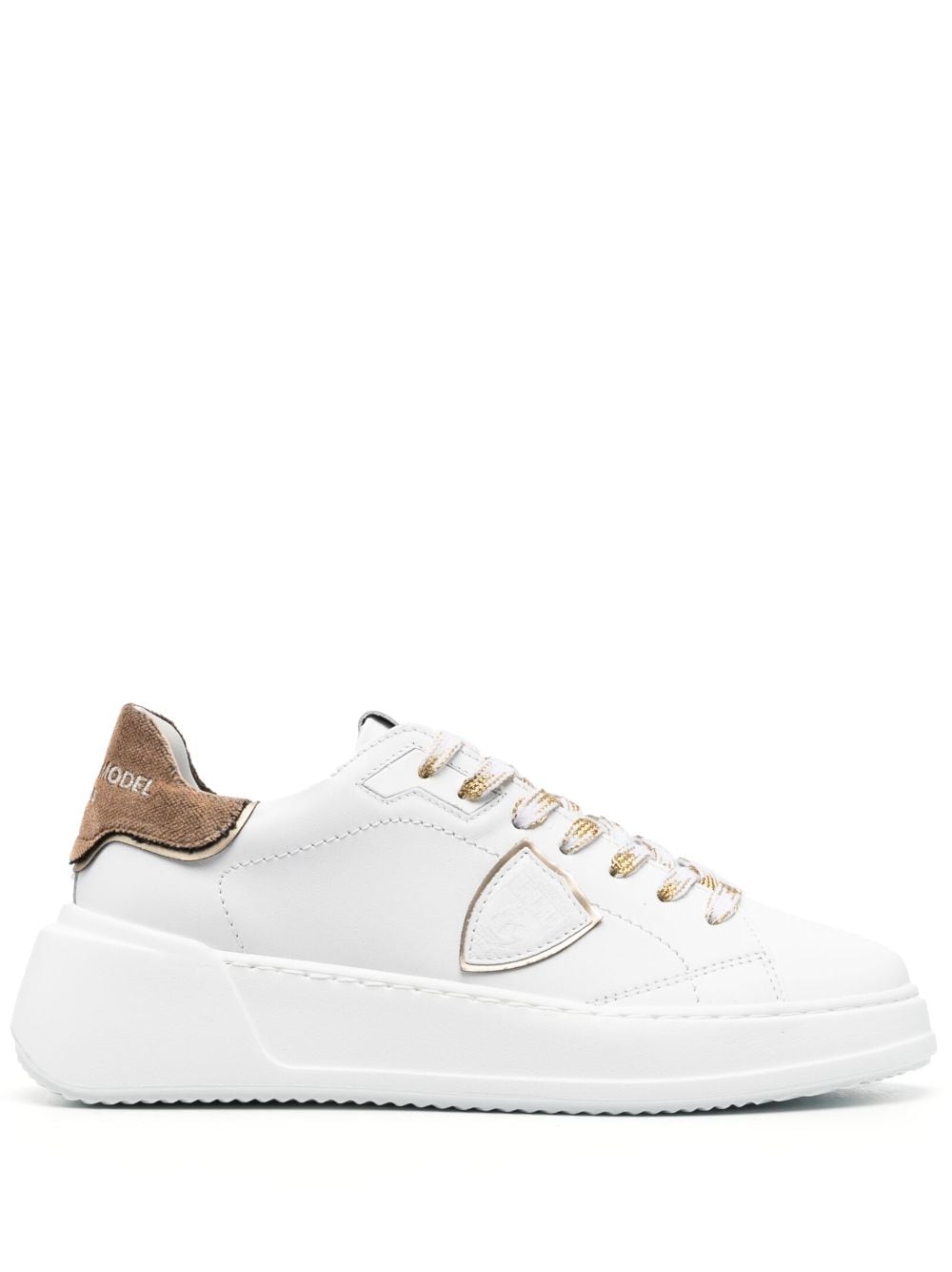 Philippe Model Paris Tres Temple low-top sneakers - White von Philippe Model Paris