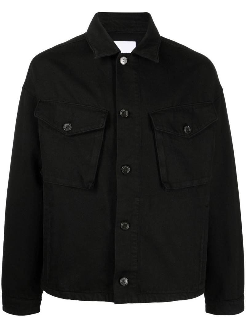 Philippe Model Paris button-up denim jacket - Black von Philippe Model Paris