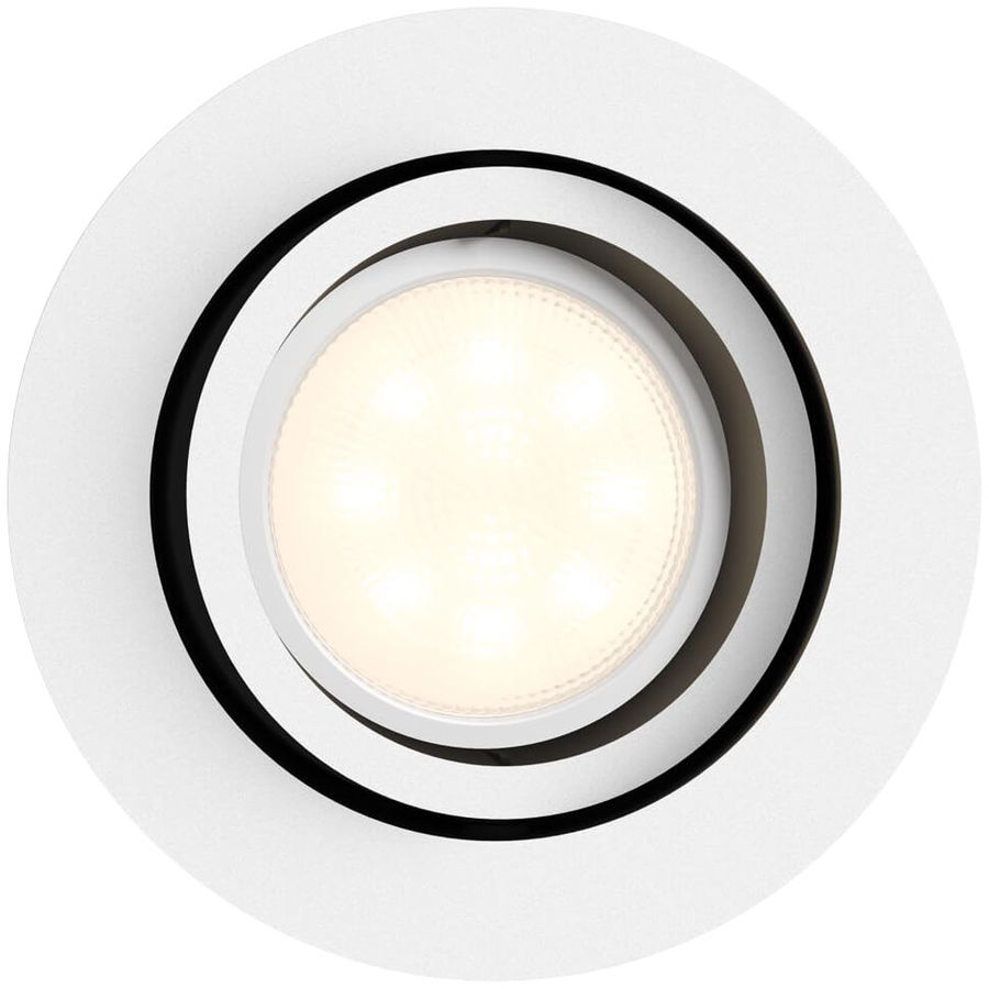 Philips Hue Philips HUE LED Spot à encastrer rotonde Milliskin 5041131P7, 250lm, blanc, incl. variateur Philips Hue Philips HUE LED Spot à encastrer rotonde Milliskin 5041131P7, 250lm, blanc, incl. variateur von Philips Hue