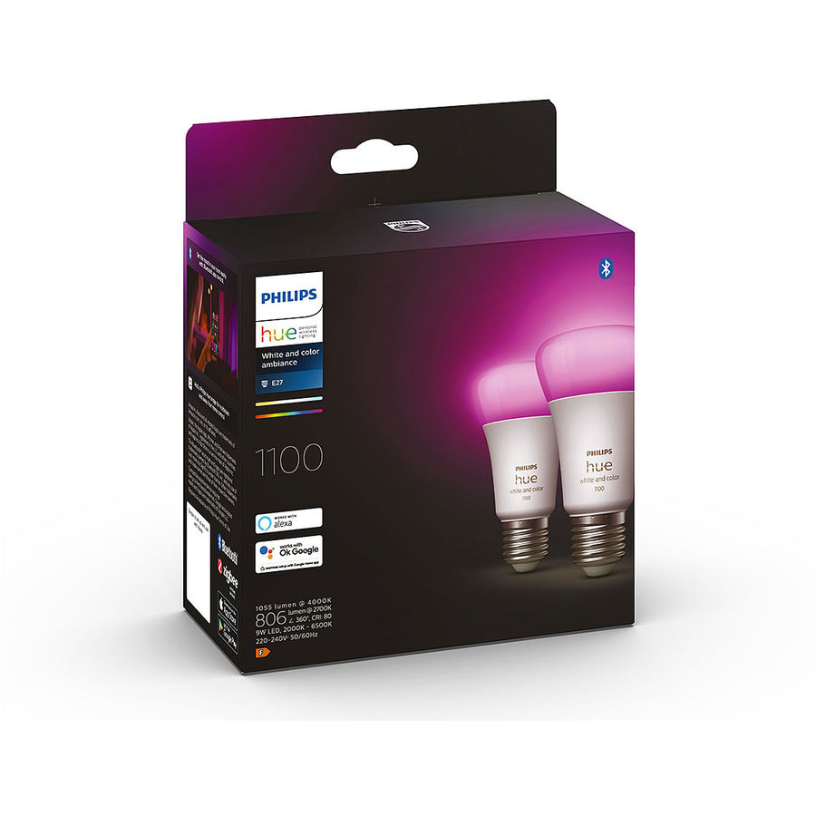 Philips Hue Philips Hue Ampoule LED E27 Blanc 75 W 2 Pièces Philips Hue Philips Hue Ampoule LED E27 Blanc 75 W 2 Pièces von Philips Hue