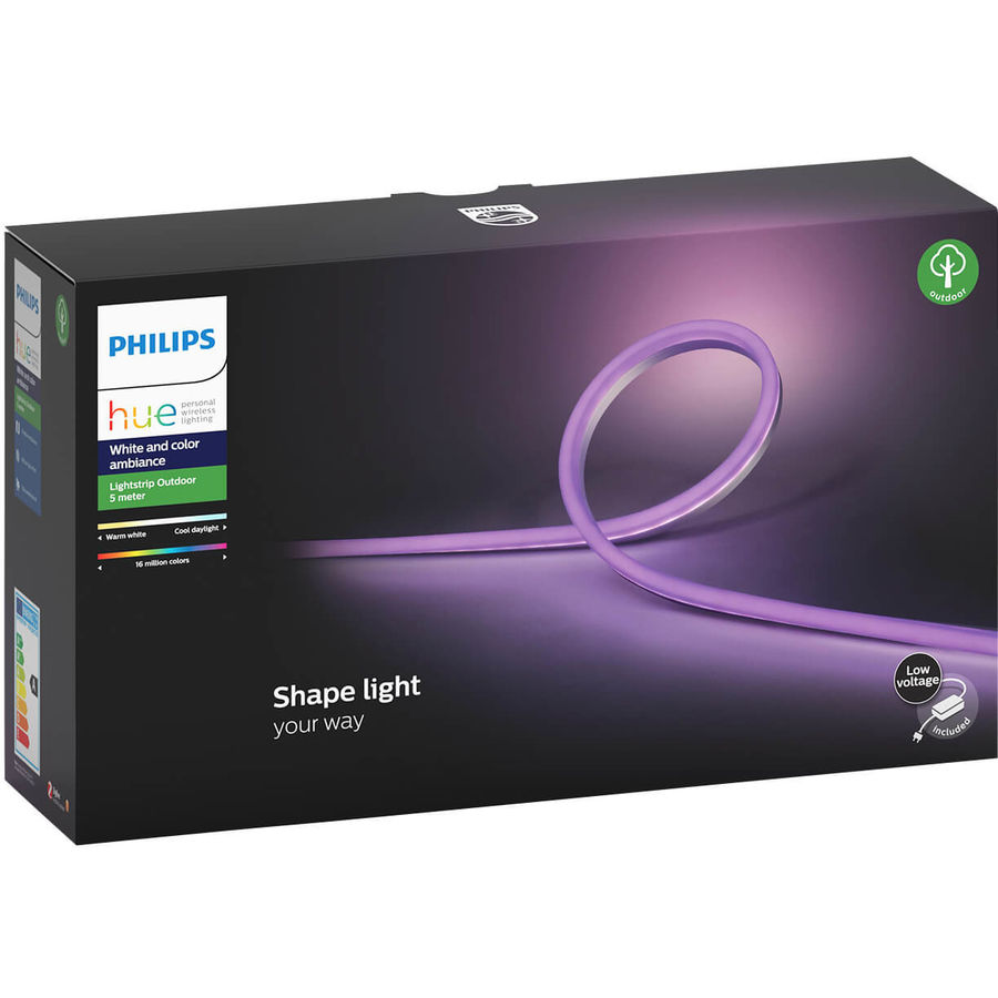Philips Hue Philips Hue Bandes LED Extérieur 37.5 W 5 m Philips Hue Philips Hue Bandes LED Extérieur 37.5 W 5 m von Philips Hue