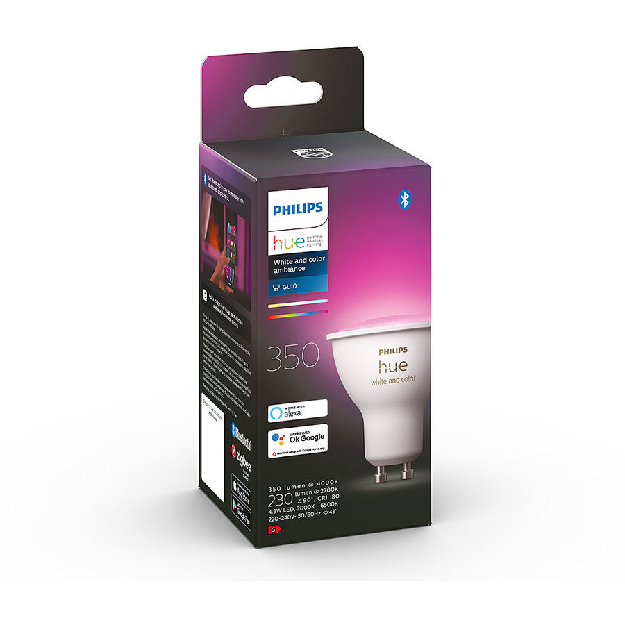 Philips Hue Philips Hue GU10 Blanc & Amb. Col. 4.3 W Philips Hue Philips Hue GU10 Blanc & Amb. Col. 4.3 W von Philips Hue