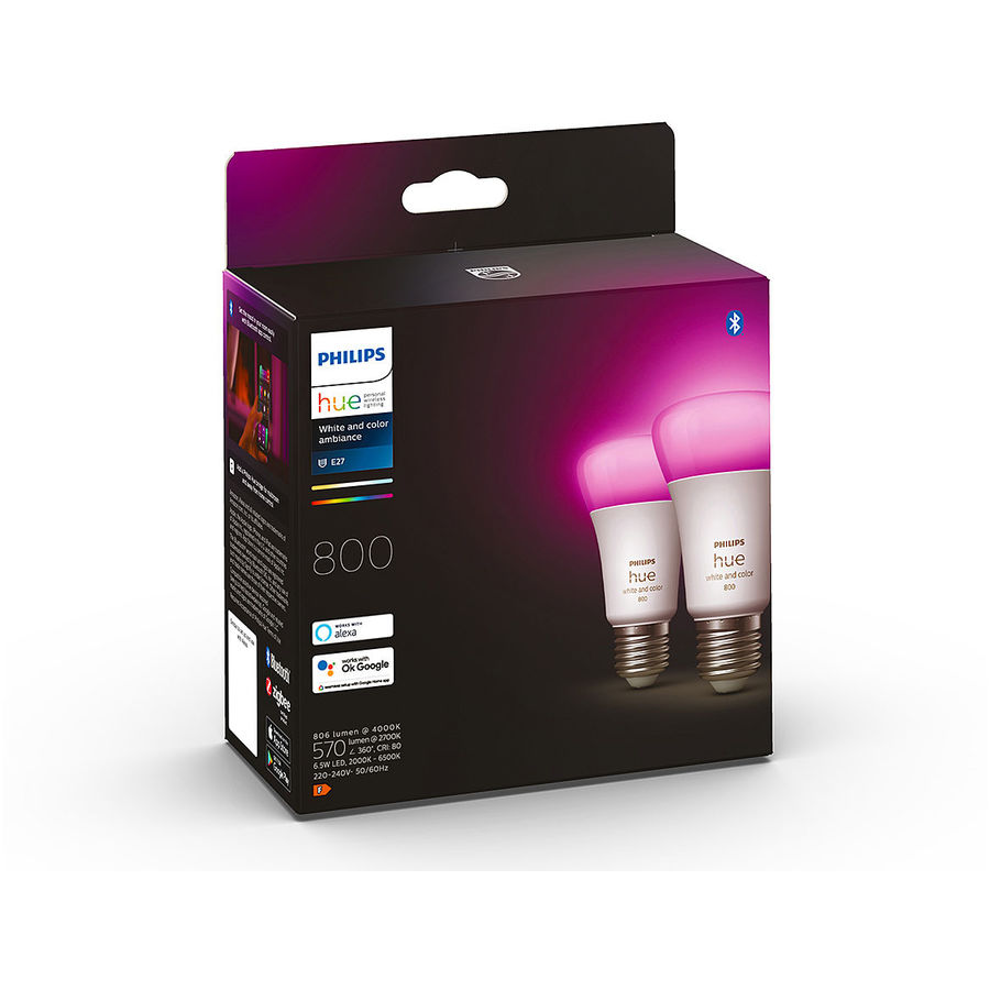 Philips Hue Philips Hue Kolben E27 Duo 6.5 W Philips Hue Philips Hue Kolben E27 Duo 6.5 W von Philips Hue