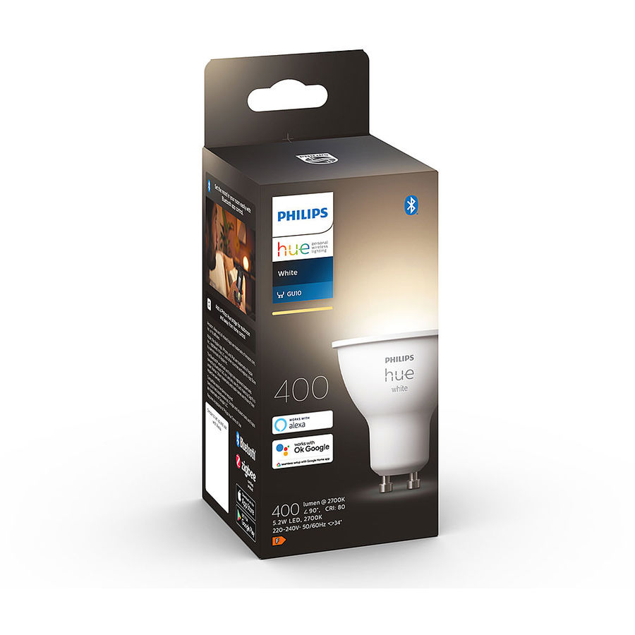 Philips Hue Philips Hue LED-Lampe GU10 Weiss 5.2 W Philips Hue Philips Hue LED-Lampe GU10 Weiss 5.2 W von Philips Hue