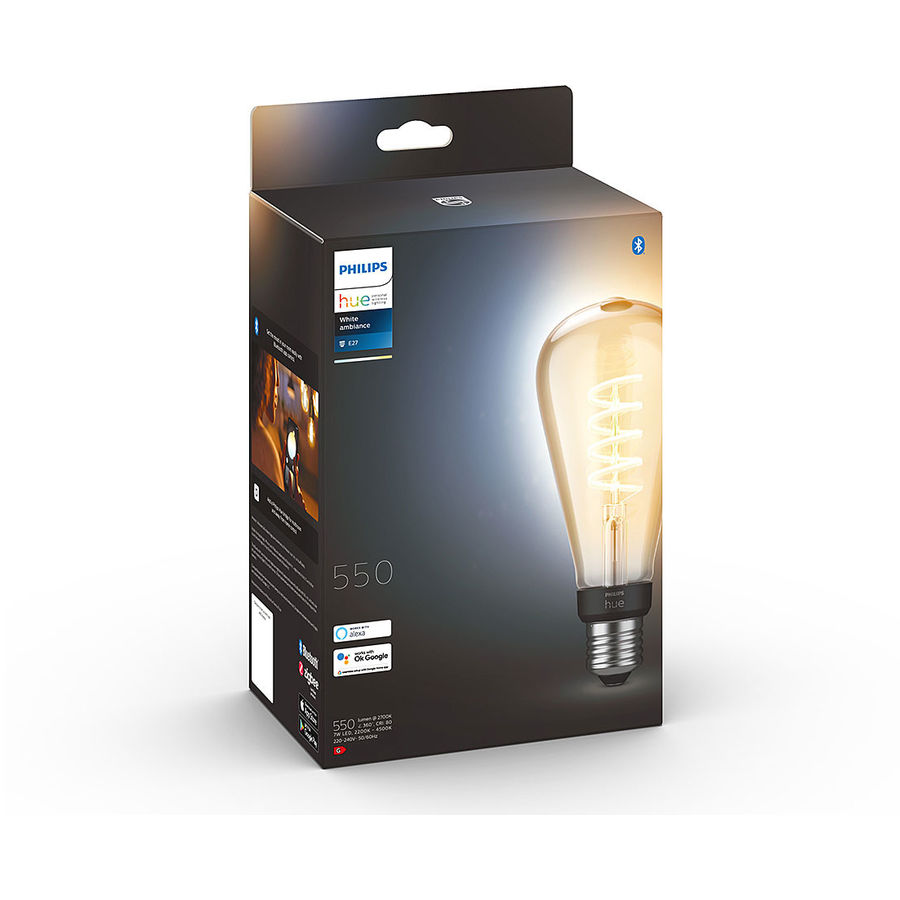 Philips Hue Philips Hue LED Riesen-Glühbirne E27 Filament 7 W Philips Hue Philips Hue LED Riesen-Glühbirne E27 Filament 7 W von Philips Hue