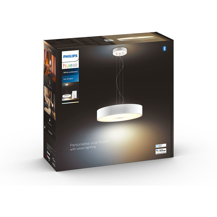 Philips Hue Philips Hue Lampada a sospensione Fair Bianca 18 × 46.6 × 49 cm Philips Hue Philips Hue Lampada a sospensione Fair Bianca 18 × 46.6 × 49 cm von Philips Hue