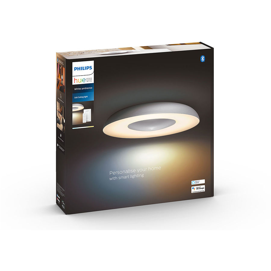 Philips Hue Philips Hue Plafonnier Still Aluminium 44 × 46 cm Philips Hue Philips Hue Plafonnier Still Aluminium 44 × 46 cm von Philips Hue
