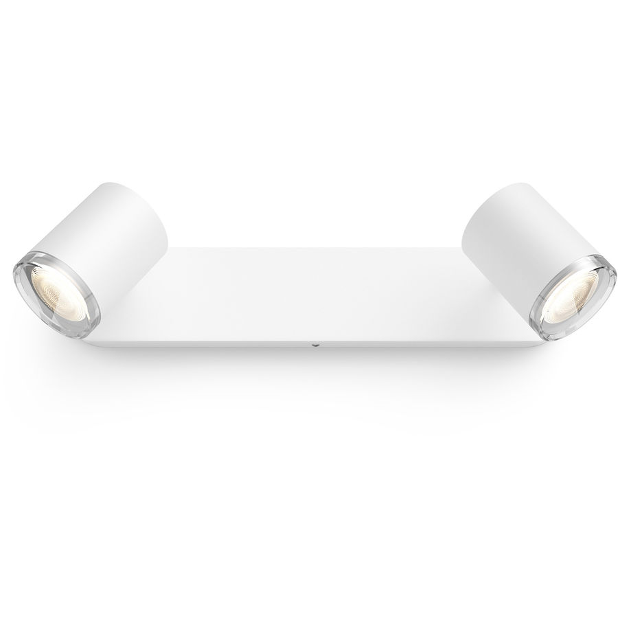 Philips Hue Philips Hue White Amb. Adore Spot 2 flg. weiß 2x350lm inkl. Dimmschalter Philips Hue Philips Hue White Amb. Adore Spot 2 flg. weiß 2x350lm inkl. Dimmschalter von Philips Hue