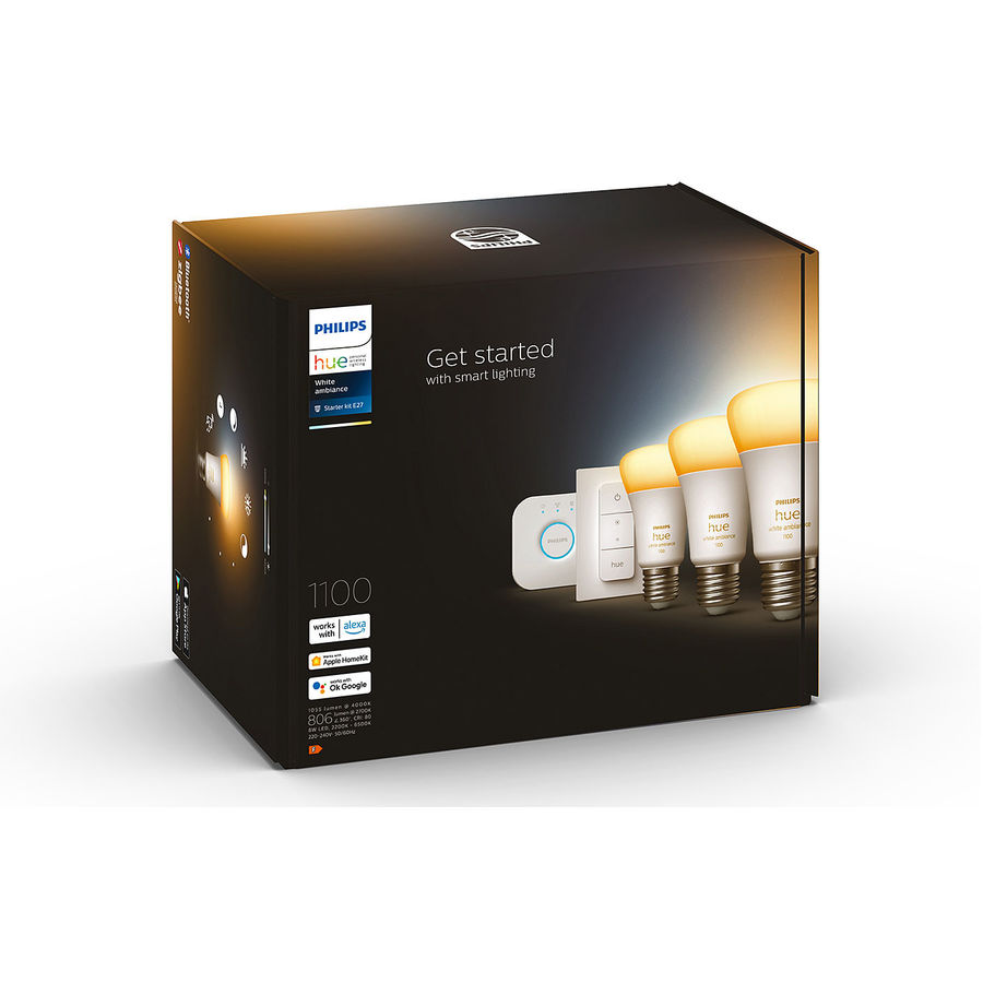 Philips Hue Philips Hue White Ambiance E27 8 W 3 Stück Philips Hue Philips Hue White Ambiance E27 8 W 3 Stück von Philips Hue