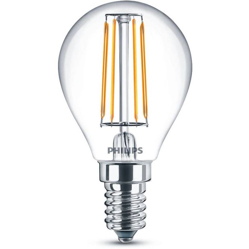 Philips Philips Ampoule LED sphérique E14 Blanc Chaud  4.3 W  2 Pièces von Philips