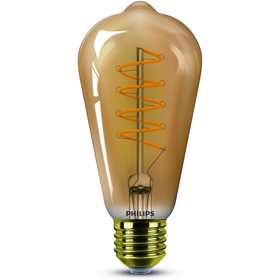 Philips Philips LED Bulbo E27 ST64 Oro 5.5 W Philips Philips LED Bulbo E27 ST64 Oro 5.5 W von Philips