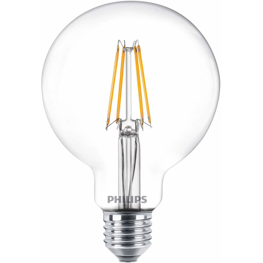 Philips Philips LED-Filamentlampe E27 Globe Warmweiss 60 W Philips Philips LED-Filamentlampe E27 Globe Warmweiss 60 W von Philips