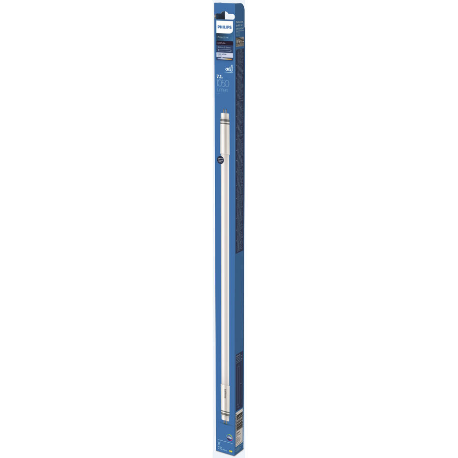 Philips Philips LED-Röhre T5, Ersatz für 14W HE, G5-Sockel, 1050 Lumen, 7,1W, 563mm, neutralweiss (4000K) von Philips