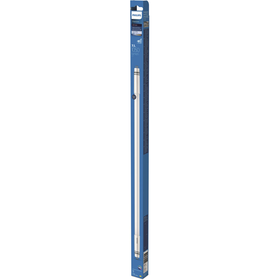 Philips Philips LED tubo T5, sostituzione per 14W HE, base G5, 1000 lumen, 7,1W, 563mm, bianco (3000K) von Philips
