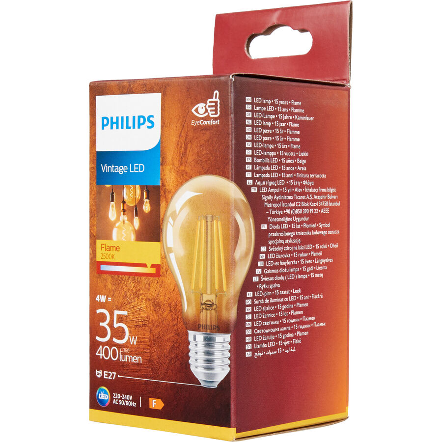 Philips Philips LEDclassic oro sostituisce 25W, E27, bianco caldo (1800 Kelvin), lampada decorativa von Philips