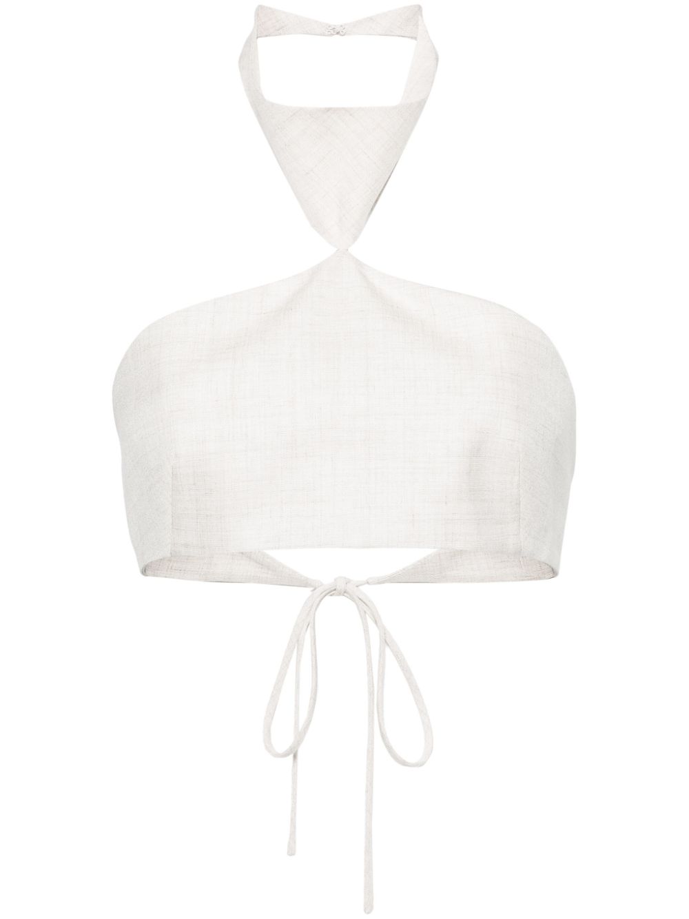 Philosophy Di Lorenzo Serafini blub halterneck crop top - Neutrals von Philosophy Di Lorenzo Serafini