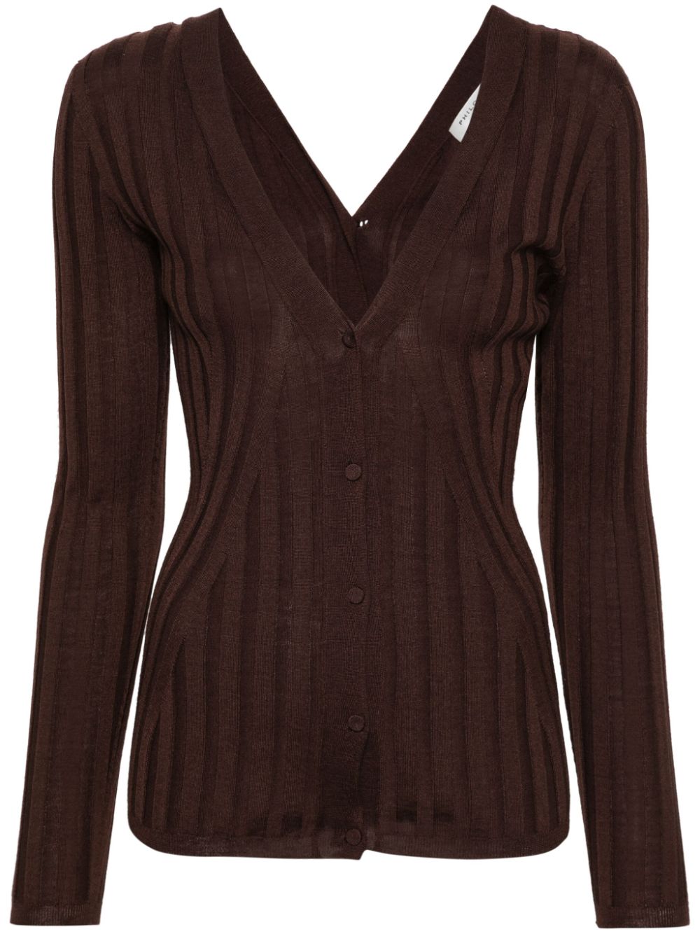 Philosophy Di Lorenzo Serafini chunky-ribbed cardigan - Brown von Philosophy Di Lorenzo Serafini