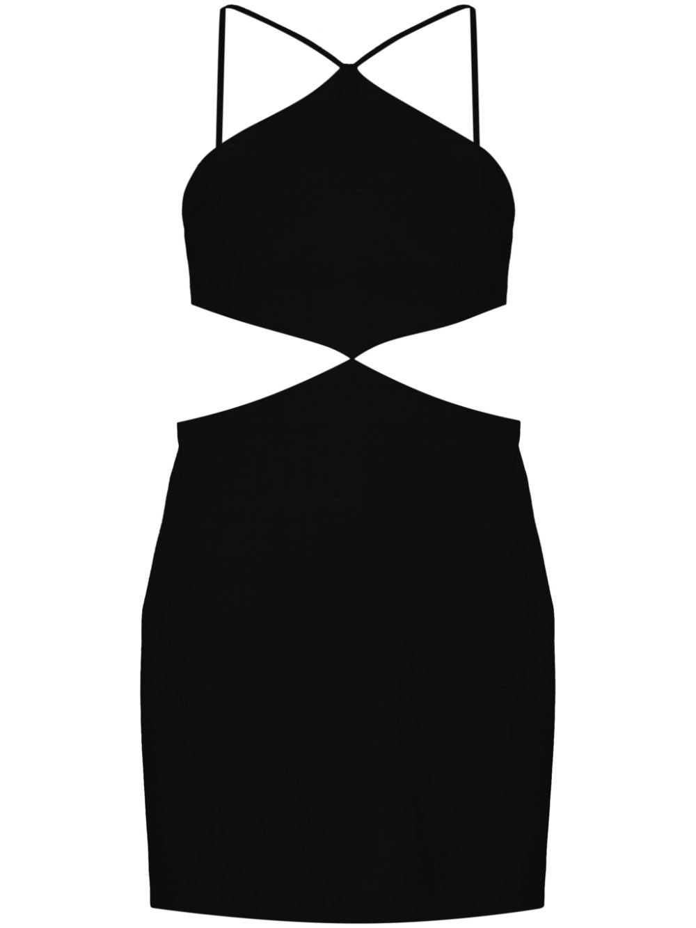 Philosophy Di Lorenzo Serafini cut-out detail dress - Black von Philosophy Di Lorenzo Serafini