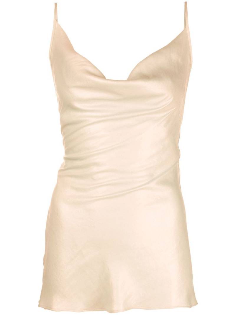 Philosophy Di Lorenzo Serafini draped tank top - Neutrals von Philosophy Di Lorenzo Serafini