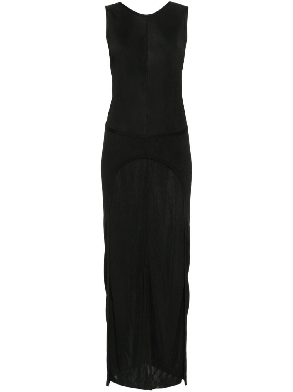 Philosophy Di Lorenzo Serafini fine-knit maxi dress - Black von Philosophy Di Lorenzo Serafini