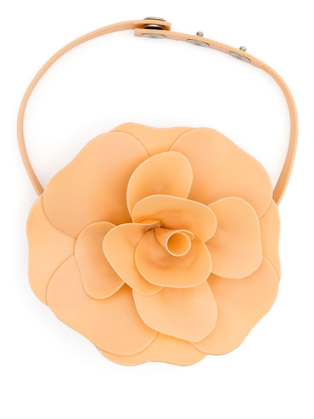 Philosophy Di Lorenzo Serafini floral-appliqué choker necklace - Neutrals von Philosophy Di Lorenzo Serafini