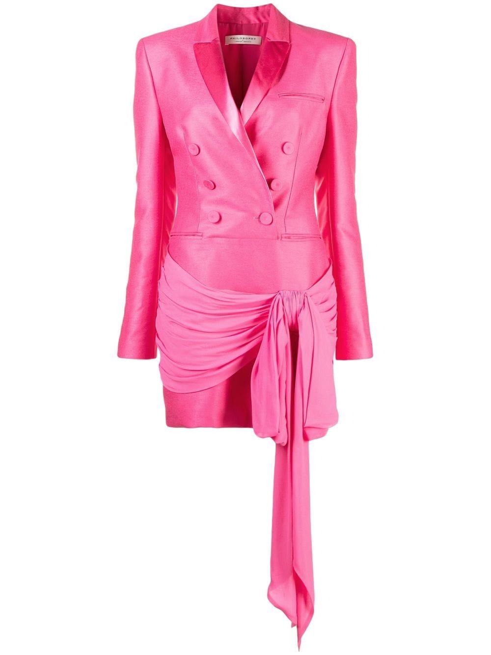 Philosophy Di Lorenzo Serafini knotted blazer dress - Pink von Philosophy Di Lorenzo Serafini