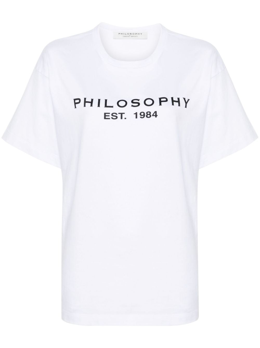 Philosophy Di Lorenzo Serafini logo-print cotton T-shirt - White von Philosophy Di Lorenzo Serafini