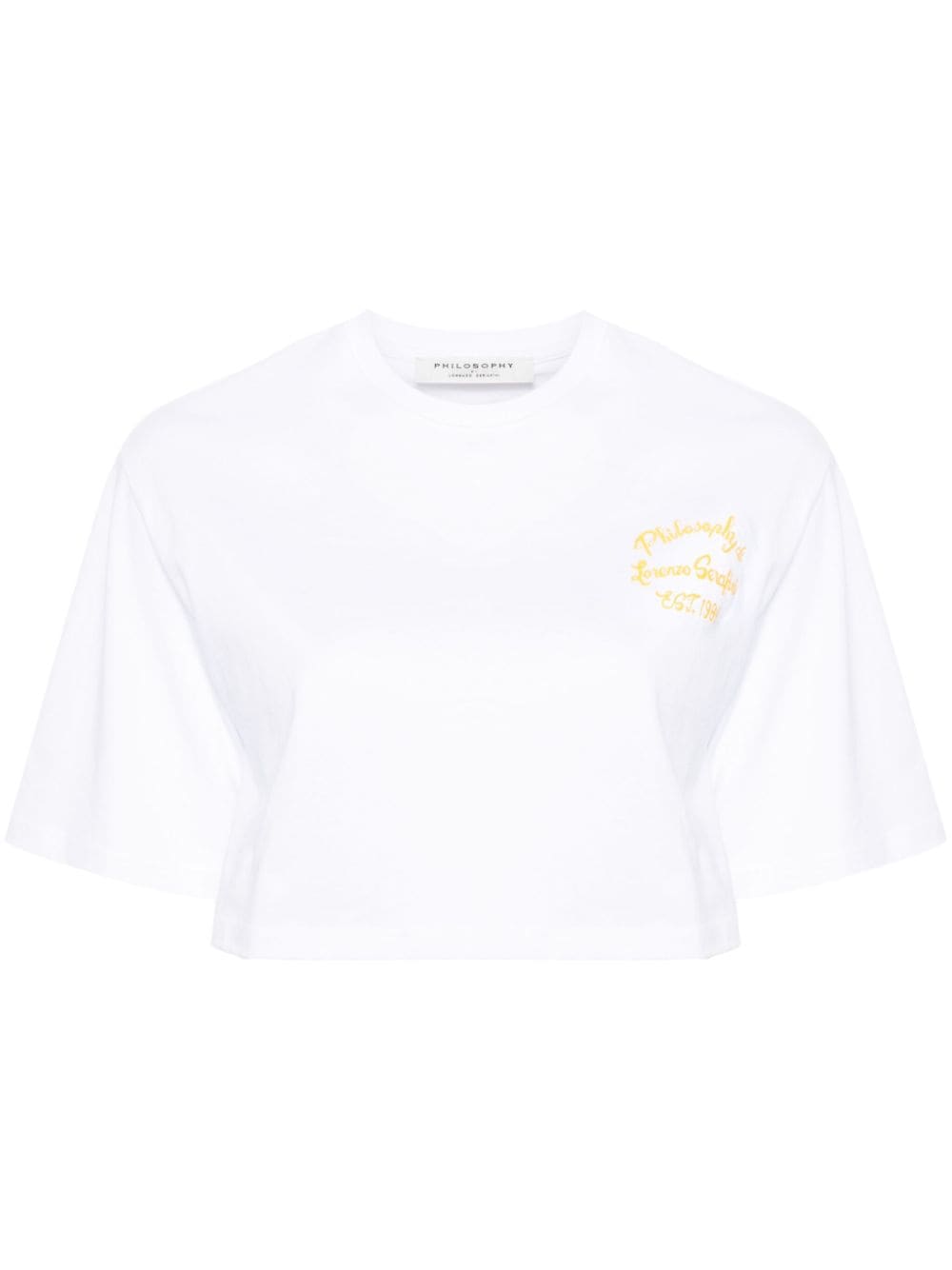 Philosophy Di Lorenzo Serafini logo-print cotton T-shirt - White von Philosophy Di Lorenzo Serafini