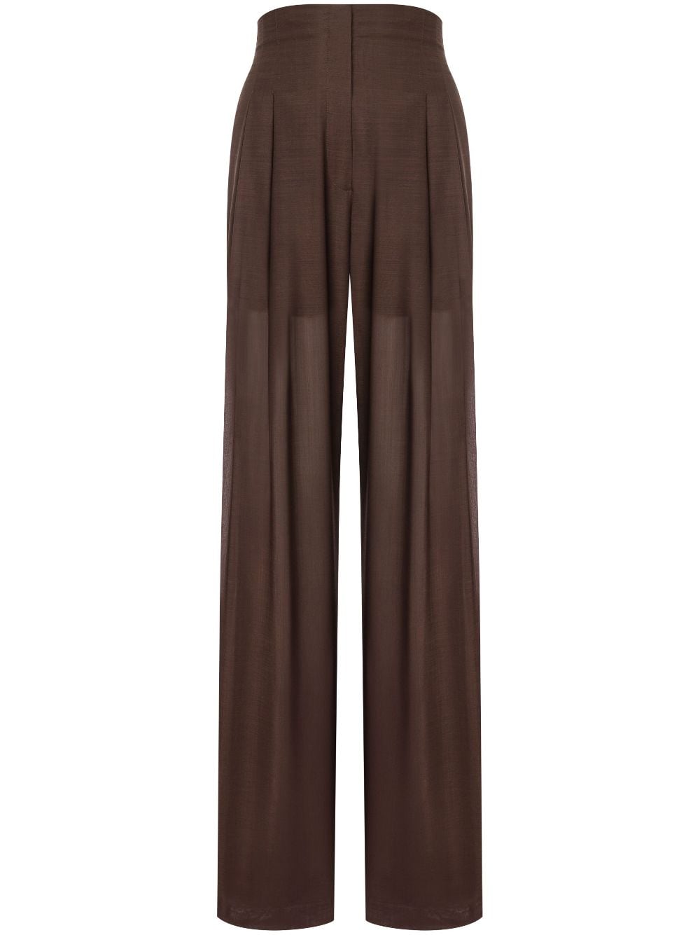 Philosophy Di Lorenzo Serafini pleat-detailing wool-blend trousers - Brown von Philosophy Di Lorenzo Serafini