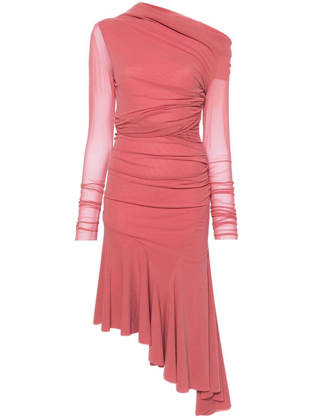 Philosophy Di Lorenzo Serafini ruched asymmetric dress - Pink von Philosophy Di Lorenzo Serafini