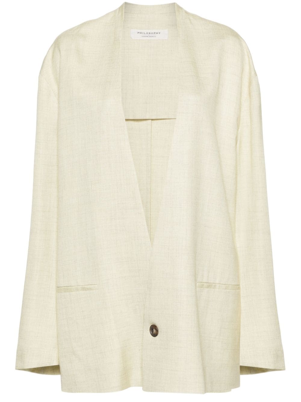 Philosophy Di Lorenzo Serafini single-breasted blazer - Neutrals von Philosophy Di Lorenzo Serafini