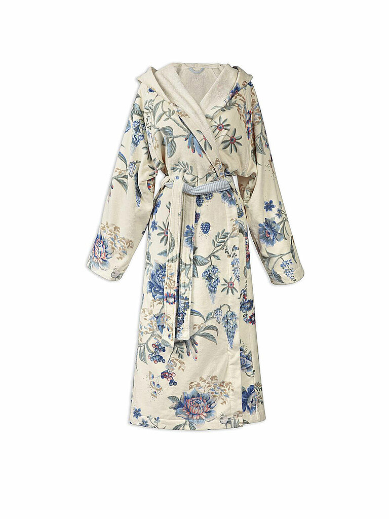 PIP STUDIO Damen Bademantel SECRET GARDEN Weiss-Blau weiss | M PIP STUDIO Damen Bademantel SECRET GARDEN Weiss-Blau weiss | M von PiP Studio