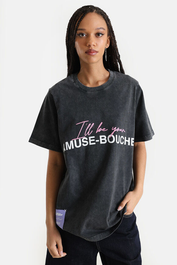 Pica Pica Oversize T-Shirt | Washed Black | Damen  | M von Pica Pica