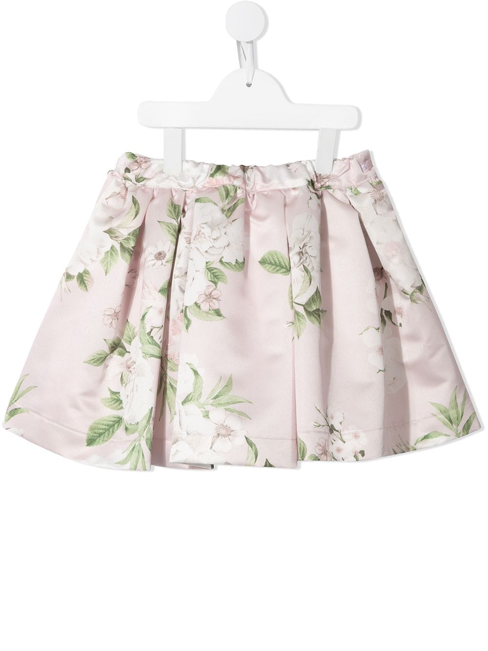 Piccola Ludo floral-print pleated skirt - Pink von Piccola Ludo