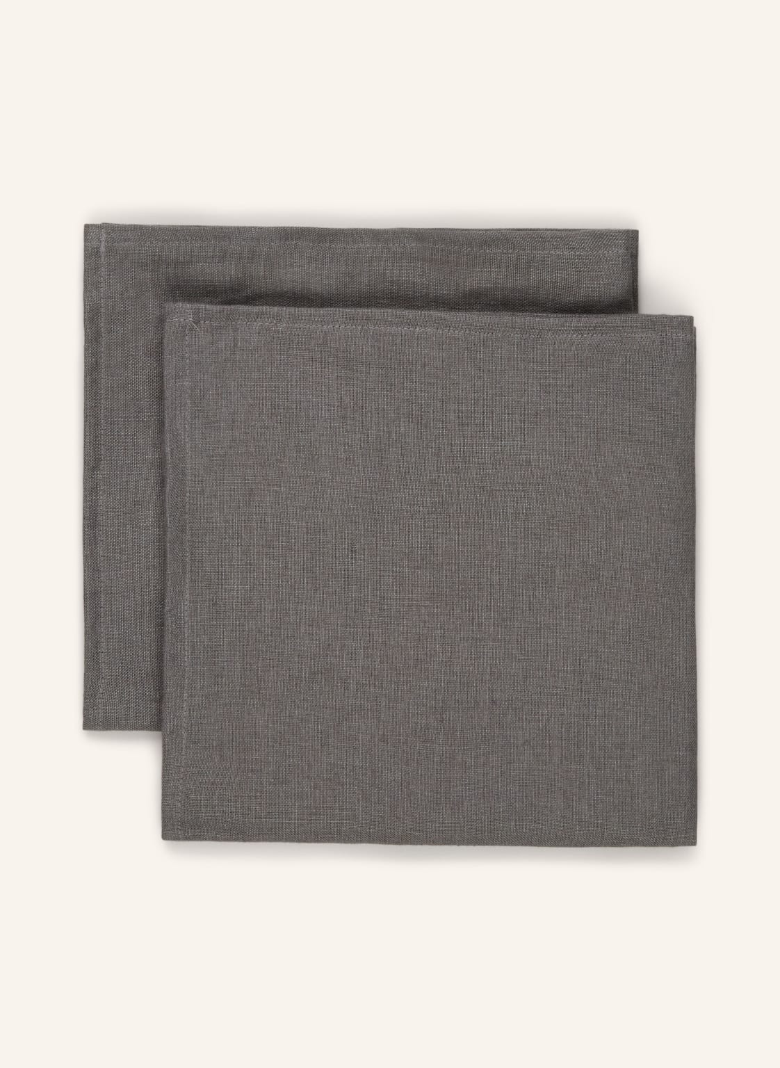 Pichler 2er-Set Stoffservietten Pure Aus Leinen grau Pichler 2er-Set Stoffservietten Pure Aus Leinen grau von Pichler