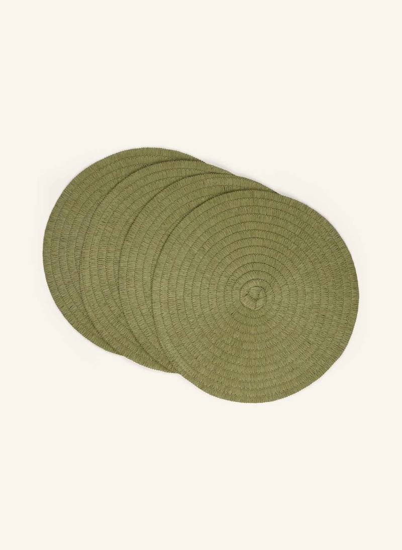 Pichler 4er-Tischset Wave gruen von Pichler