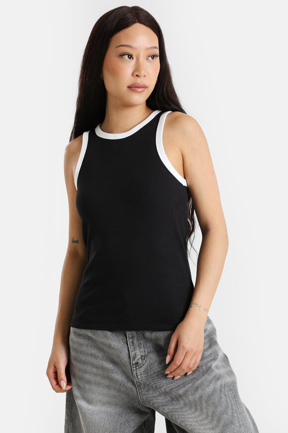 Pieces Geripptes Tanktop | Black | Damen | M Pieces Geripptes Tanktop | Black | Damen | M von Pieces