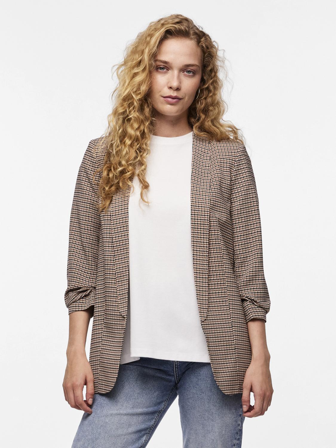 pieces Blusenblazer »PCBOSELLA 3/4 PRINTED BLAZER NOOS« von Pieces